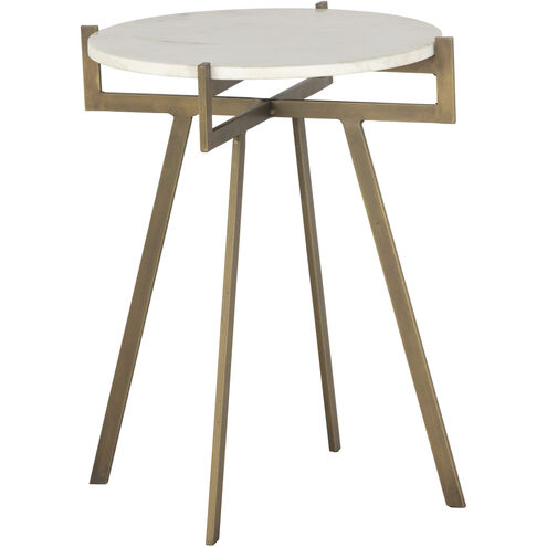 Anak 22 X 18 inch White End Table